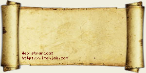 Danica Pjanić vizit kartica